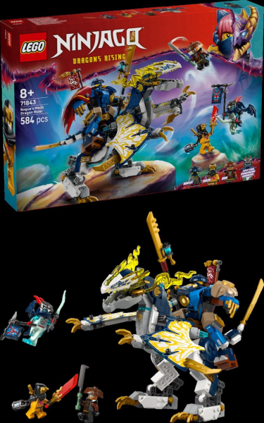 LEGO® NINJAGO® 71843 Rogue a robotický dračí jezdec - LEGO® NINJAGO®