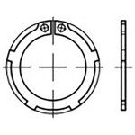 TOOLCRAFT TO-6864528 šestihranné matice DIN 983 pružinová ocel 100 ks