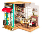 3D Dřevěná skládačka: Miniatura domečku - Kavárna