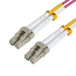 MicroConnect Optical Fibre Cable LC/LC Multimode duplex OM4 4m fialová (FIB440404P)