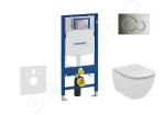 GEBERIT - Duofix Set předstěnové instalace, klozetu a sedátka Ideal Standard Tesi, tlačítka Sigma01, lesklý chrom 111.300.00.5 NF2