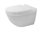 DURAVIT - Starck 3 Závěsné WC, Rimless, WonderGliss, bílá 25270900001