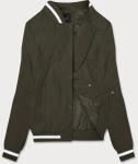 Dámská bunda typu bomber v army barvě (16M9070-136) odstíny zelené XXL (44)