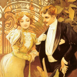 Nástěnný poznámkový kalendář 2026 NOTIQUE - Alfons Mucha, 30 x 30 cm