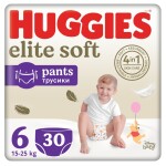 HUGGIES Elite Soft Pants 6, 15-25 kg, 30 ks