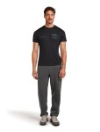 Pánské merino tričko s krátkým rukávem ICEBREAKER Mens 125 Cool-Lite Sphere SS Tee Trail, Black velikost: M
