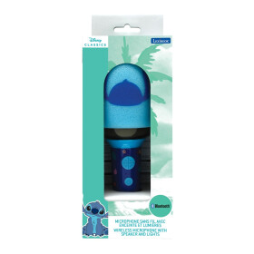 Lexibook svítící bezdrátový karaoke mikrofon Stitch - Alltoys Lexibook