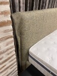 Materasso Čalouněná postel La Spezia boxspring ROZMĚR: 2x (100x200) cm - boxspring,šedá
