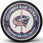 Mustang Puk Columbus Blue Jackets NHL Center Ice