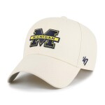 47 Brand Pánská kšiltovka Michigan Wolverines NCAA MVP Adjustable Natural