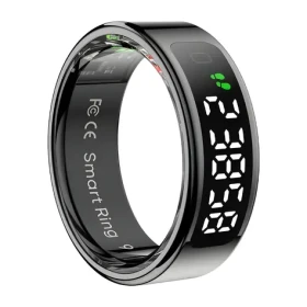 Colmi R12 vel. 12 černá / Chytrý prsten / BT 5.0 / 1ATM (R12 Black 12)