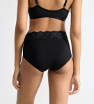 Sloggi Romance – midi kalhotky z bavlny Supima® s krajkou Sloggi BLACK 38