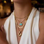 ELENYS Amazonite | Náhrdelník s přírodním kamenem Délka: 40+5 cm / max. 45 cm