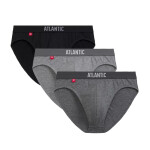 Pánské slipy 3 pack 094 mix - Atlantic vícebarevná XXL