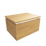 Koupelnová skříňka s krycí deskou SAT Feel 60x30x46 cm medový dub mat SATFEEL60DMDBEZ SATFEEL60DMDBEZ