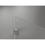 MEXEN/S - Lunar-F L sprchový kout skládací dveře pravá 85 x 80, transparent, chrom 836L-085-080-01-00-P