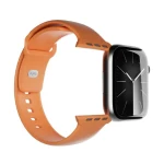 Puro Icon oranžová / Silikonový řemínek / pro Apple Watch 44/45/46/49 mm