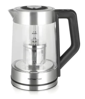 Emerio Rychlovarná konvice s barevným podsvícením / Rychlovarná konvice / 2200 W / 1,7 l / 5 teplotních stupňů (WK-122730)