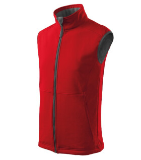 Vision softshellová vesta pánská červená 3XL