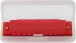 Hohner Translucent Harp C, red, hardcase