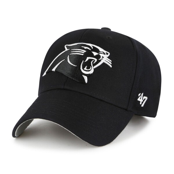 47 Brand Pánská kšiltovka Carolina Panthers NFL Black & White MVP Adjustable