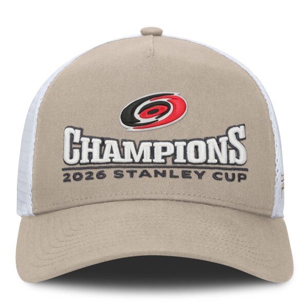 Fanatics Pánská kšiltovka Carolina Hurricanes NHL 2026 Stanley Cup Champions A-Frame Trucker Adjustable