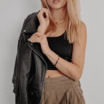 Look 148 - Dámský set šperků – černý turmalín, růžový rubín