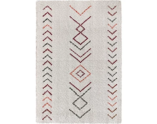 Koberec Boho Indian 80x150 cm, bílý