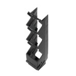 Electronics housings, OMNIMATE Housing - series CH20MBlack, Side element, Width: 22,5 mm