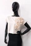 OLGA BLOUSE světle béžová 36