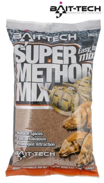 Bait-Tech krmítková směs Super Method Mix 2kg,Bait-Tech krmítková směs Super Method Mix 2kg