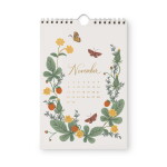Rifle Paper Co. Nástěnný kalendář Strawberry Fields 2026, multi barva, papír