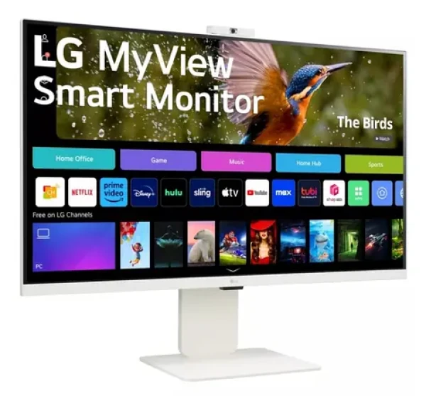 31.5" LG 32SR85U-W bílá / Monitor / IPS / 3840 x 2160 / 16:9 / 60 Hz / 400 cd/m2 / repro (32SR85U-W)
