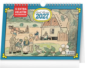 Stolní kalendář 2027 Notique Josef Lada extra velké kalendárium