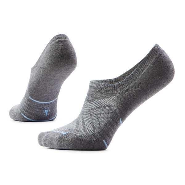 Dámské merino běžecké ponožky SMARTWOOL Women's Run Targeted Cushion No Show Soc, Medium Gray velikost: 42-45 (L)