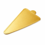 Cake star Podložka pod minidezerty zlatá trojúhelník 11,8 x 7,8 cm
