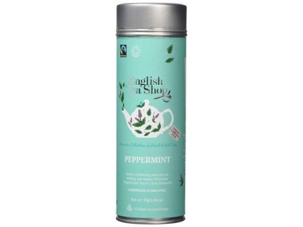 English Tea Shop Čaj Čistá máta bio Fairtrade, v plechovce