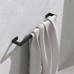 STEINBERG - 460 Držák ručníků, délka 60 cm, matná černá 460 2600 S