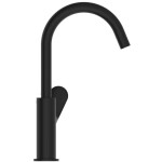 IDEAL STANDARD - Ceralife O Umyvadlová baterie s otočným výtokem a výpustí Click-Clack, hedvábná černá BE016XG