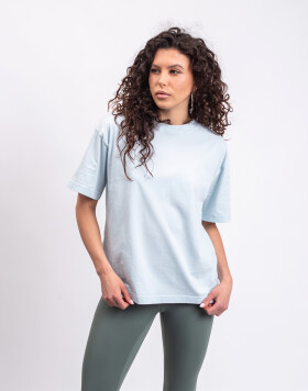 Tričko Organic Basics True Boxy Tee Light Blue