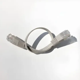 DATACOM Patch kabel UTP CAT6 0,25m šedá / Síťový kabel / Plochý / RJ45 (1439)