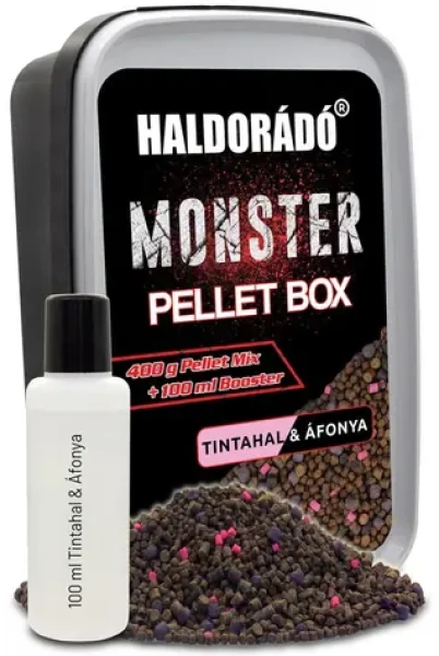 Haldorádó Pelety Monster Pellet Box 400g 2mm Kalamár-Borůvka (HD24092)