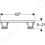 IDEAL STANDARD - Cerabase Baterie pod omítku, pro 2 spotřebiče, s tělesem, chrom A7393AA