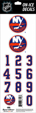 Sport Star Samolepky na helmu New York Islanders NHL Decals