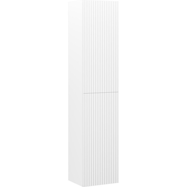 MEXEN/S - Rivel koupelnový sloup 35, 2 dvířka, reliéf, bílá mat 91A21-03016-2-BF01