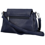 Stylová dámská koženková crossbody kabelka Kornelia, tmavě modrá