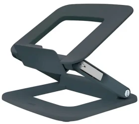 Leitz Ergo tmavě šedá / Stojan na notebook / 80% recyklovaný plast / Nastavitelný úhel sklonu / 13-15" (64240089)