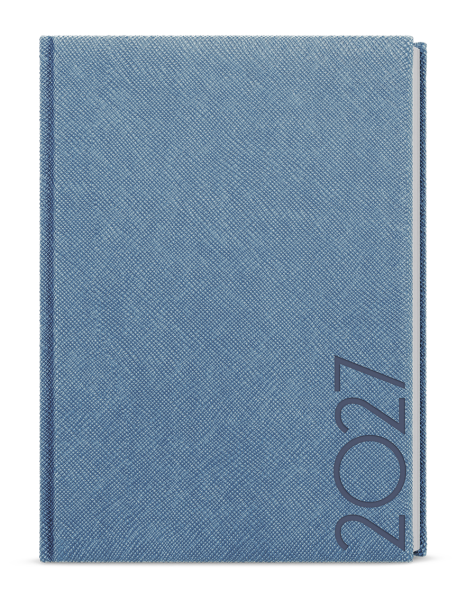 Týdenní diář 2027 Baloušek Oskar Tora A5 modrošedá