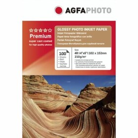 AgfaPhoto Photo Glossy Paper 210g 10x15 cm 100ks / Fotopapír / lesklý (AP210100A6N)