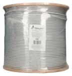 Extralink CAT6A FTP V2 šedá / Síťový kabel / vnitřní / 500 m / F/FTP stíněný / LSZH (EX.16231)